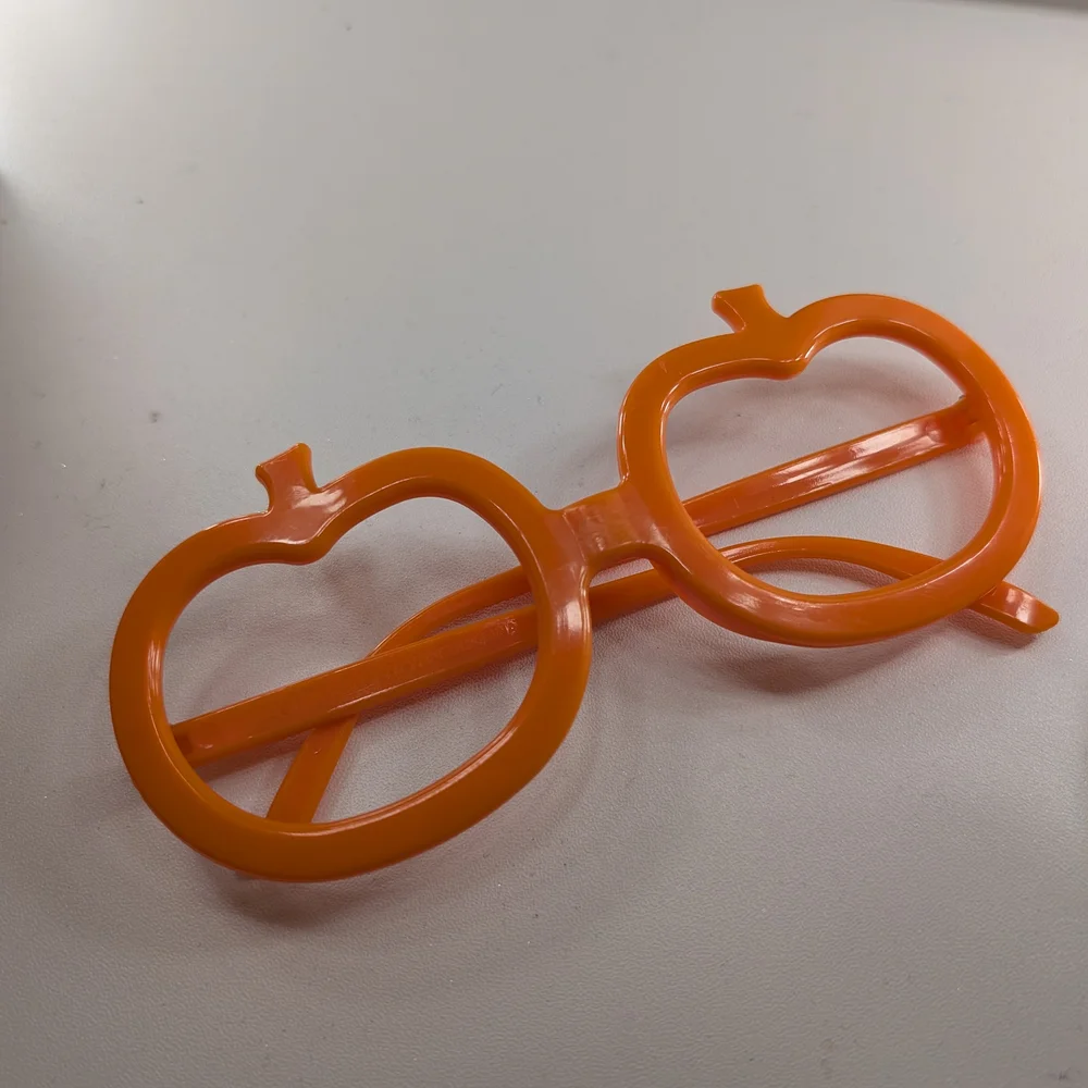 Source Unknown Orange Pumpkin Glasses